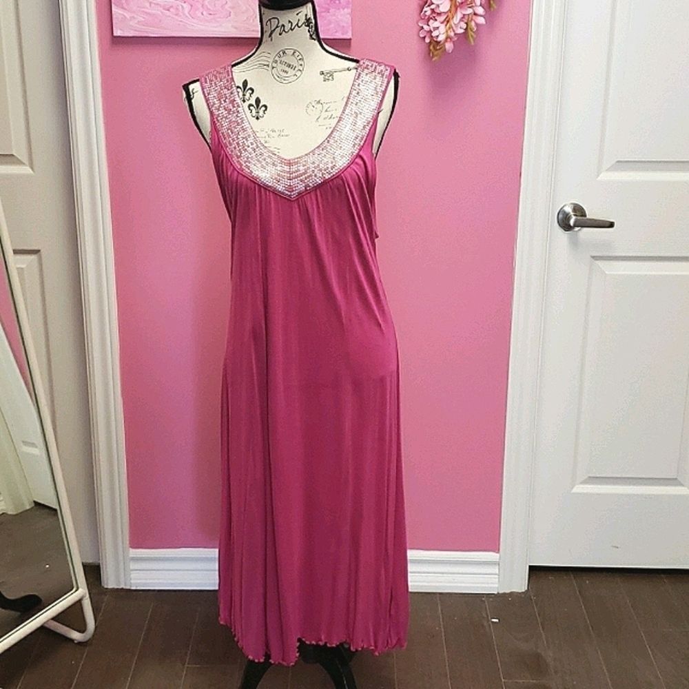 Jessica💕💕💙 Pink Sequin Sleeveless Dress